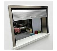 QSTGX Puerta Enrollable Armario Puerta Acordeon Kit De Puerta Enrollable Descendente Para Gabinetes de Cocina, Caravanas, Autocaravanas, Oficinas Y Hoteles(40x100 cm)