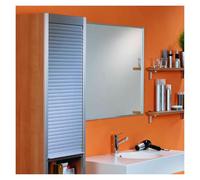 QSTGX Puerta Enrollable Armario Puerta Plegable Acordeon Kit de Puerta Enrollable Descendente Para Gabinetes de Cocina, Caravanas, Autocaravanas, Oficinas Y Hoteles(80x100 cm)