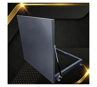 QSTGX Resistente a La Lluvia Claraboya, Techo Tragaluz Aleación de Aluminio Con Varilla de Soporte Hidráulica Y Manilla Tipo Interruptor Para Sótanos, Bocas Inspección(90x90-101x101 cm)