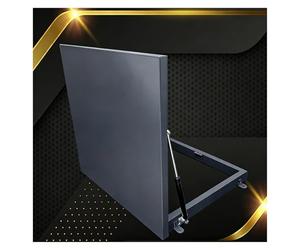 QSTGX Resistente a La Lluvia Claraboya, Techo Tragaluz Aleación de Aluminio Con Varilla de Soporte Hidráulica Y Manilla Tipo Interruptor Para Sótanos, Bocas Inspección(60x60-71x71 cm)