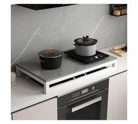 QSTGX Tapas para Encimera De Cocina De Gas Protector De Placa De Induccion Estante Multifuncional para Cocina Resistente a Altas temperaturas(B,40x50x9.6 CM)