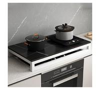 QSTGX Tapas para Encimera De Cocina De Gas Protector De Placa De Induccion Estante Multifuncional para Cocina Resistente a Altas temperaturas(E,40x50x9.6 CM)