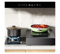 QSTGX Tapas para Encimera de Cocina de Gas Protector Induccion Cubierta para Cocina de Camping en Forma de L Esterilla Antideslizante de Goma Blanda A Prueba de óxido(35x45x9cm)