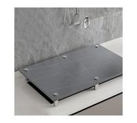 QSTGX Tapas para Encimera De Cocina De Gas Protector Induccion Soporte Moderno de cerámica para Cocina Resistente a Altas temperaturas A Prueba de óxido Fácil de Limpiar(D,30X40X8.3 CM)