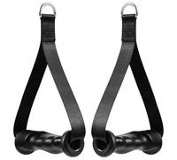 Qsvbeeqj 1 par de mangos profesionales para máquinas de cable, soporte de carga pesada, agarre ergonómico para fitness, máquina de cable
