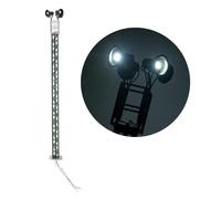 Qsvbeeqj 1 poste de lámpara LED para tren de ferrocarril de luz brillante, diseño de mesa, juego de guerra, lámpara de tren, modelo de 3 V, iluminación de ferrocarril