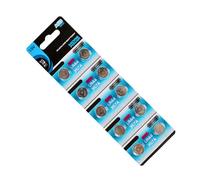 Qsvbeeqj 10/20 pilas alcalinas AG13 LR44 de botón de 1,55 V, adecuadas para pequeños electrodomésticos y juguetes