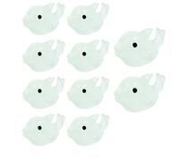 Qsvbeeqj 10 piezas artificiales luminiscentes de peces, acuarios, paisajes, peceras, decoración para tanques, decoración colorida, adornos de acuarios