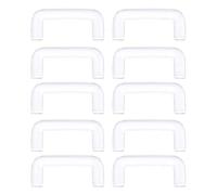 Qsvbeeqj 10 piezas de acrílico para la nariz, soporte invisible para el septo, piercings corporales, accesorios de perforación para mujeres y niñas, soporte para anillos de septo, joyería para el