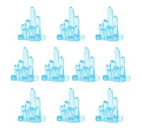 Qsvbeeqj 10 piezas de decoración de acuarios brillantes coloridos luminiscentes adornos de peces diablo para peceras creativas, acuarios, miniaturas luminiscentes artificiales