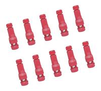Qsvbeeqj 10 unidades sin tira de alambre, conector rápido de pinchazos, conector de perforación rápida, conector de iluminación de paisaje, enchufe de iluminación de paisaje