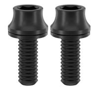 Qsvbeeqj 2 tornillos para jaula de botella de agua para bicicleta, aleación M5 x 12 mm, accesorios de ciclismo, fácil de usar, tornillo de soporte de bicicleta