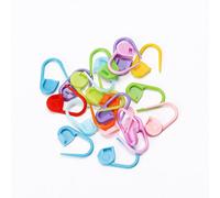 Qsvbeeqj 20 Piezas Marcadores De Bloqueo De Costura De Colores Marcador De Ganchillo Clip para Tejer Aguja De Tejer Ganchillo De Punto Colorido
