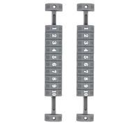 Qsvbeeqj 2pcs Table Football Counter Foosball Air Hockey Scoring Units Counters Scores Keeper 10 Números Indicadores de calificación de plástico fútbol zapatos de portería