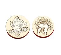 Qsvbeeqj 2X Kiss Fish Waxes Seal Sello para Tarjetas de Felicitación Scrapbooking Decoraciones de San Valentín Serie Sellador Crecer Sello