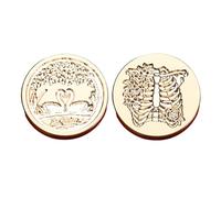 Qsvbeeqj 2X Kiss Fish Waxes Seal Sello para Tarjetas de Felicitación Scrapbooking Decoraciones de San Valentín Serie Sellador Crecer Sello