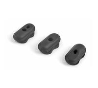 Qsvbeeqj 3 piezas colorido Scooter Cable Cable Clip Clip Organizadores Abrazadera Accesorios Electric Puerto de Silicona