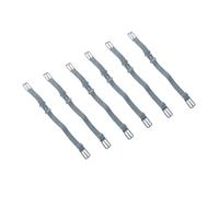 Qsvbeeqj 6 clips de sujeción para cinturón de sujetador, diseño elástico no deslizante para mayor apoyo y estabilidad, desgaste diario u ocasiones especiales., gris, Q