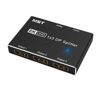 Qsvbeeqj 8K Switcher HDTV Splitter 1 in 3 Out 8K @ 60Hz 4K @ 120Hz Adaptador para ordenador portátil 3 fuentes a 1 divisor