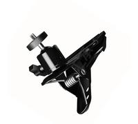 Qsvbeeqj Abrazadera giratoria para cámara de seguridad de 1/4 pulgadas, base de tornillo de metal, construcción ABS, montaje rápido, soporte flexible para cámara