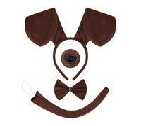 Qsvbeeqj Accesorio de decoración de disfraz de cosplay para perro, disfraz de fiesta para niños, festival, diadema de adorno de felpa, accesorios de cosplay para perros