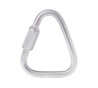 Qsvbeeqj Acero inoxidable macizo para triángulo anillo de conexión Meilong cerradura para triángulo cerradura para escalada de equipo de camping