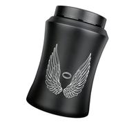 Qsvbeeqj Acero inoxidable sello impermeable almacenamiento urna elegante memorial para mascotas