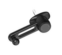 Qsvbeeqj Adaptador de articulación de bola de 17 mm, brazos de extensión para coche, teléfono, escritorio, soporte de navegación, con ángulos ajustables, soporte de ventilación de aire