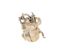 Qsvbeeqj Anillos de aleación de moda con diseño de cigarra que inspiran la naturaleza, diseños ajustables para uso diario casual, regalos, joyas, piezas de joyería de cigarra, Gold, Como se describe