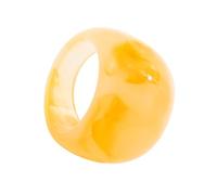 Qsvbeeqj Anillos geométricos únicos hechos a mano de resina con estilo de decoración de dedos con textura adecuada para regalos y varios eventos. Anillos de dedo de arte único, como se describe