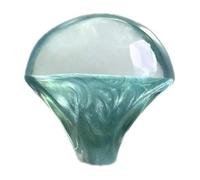 Qsvbeeqj Anillos iridiscentes, interior liso esmaltado, diseño cómodo, tamaño 18 mm, selección multicolor para vestidos elegantes brillantes nacarados, talla única, como se describe, como se describe