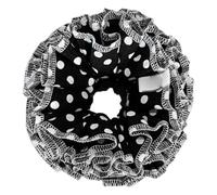 Qsvbeeqj Anillos para el pelo de gran tamaño para el intestino, coleteros de flores grandes, bonitas bandas para el pelo para uso diario y de fiesta