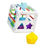 Qsvbeeqj Arco iris forma clasificación juguetes educativos para niños Educación de la Primera Infancia Detección de colores y coordinación manual Forma arco iris Bloque de clasificación Juguete