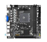 Qsvbeeqj B350 - Placa base ITX miniatura para juegos para CPU de doble canal DDR4 64GB PCIe3.0 X16 NVMe Expansion ITX Mainboard