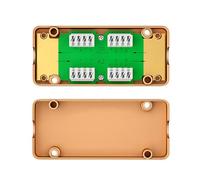 Qsvbeeqj Blindado Cat7 Ethernet Junction Box para Cat6/CAT6A/CAT7 sin costuras instalación y sustitución de cables de red