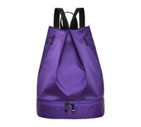 Qsvbeeqj Bolsa de senderismo impermeable con compartimento para zapatos, para ir de compras, escuela, playa de natación