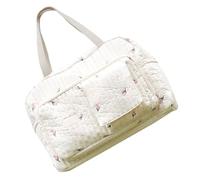 Qsvbeeqj Bolso bandolera de moda lavable con compartimento estratégico para cambiar pañales, bolso de hombro esencial, C