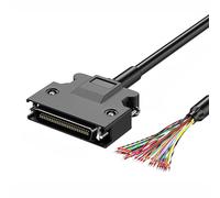 Qsvbeeqj Cable de datos SCSI con conexiones Up/Cerradura de tornillo 28AWG Cable UN CN14P CN20P CN26P CN36P CN50P 6 Longitud Opción
