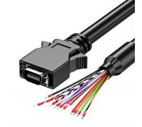 Qsvbeeqj Cable de datos SCSI con conexiones Up/Cerradura de tornillo 28AWG Cable UN CN14P CN20P CN26P CN36P CN50P 6 Longitud Opción