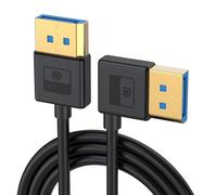 Qsvbeeqj Cable DisplayPort 1.4 con línea en ángulo de silicona, cable de puerto de visualización que mejora la durabilidad 8K60Hz 4K/144Hz Cable DisplayPort de varios tamaños