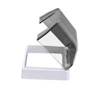 Qsvbeeqj Caja Impermeable para Enchufe Exterior Cubierta Corriente Eléctrica Transparente A Prueba Salpicaduras Caja Enchufe Autoadhesiva 86 Tipos