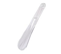 Qsvbeeqj Calzador transparente que no raya el calzado ligero con diseño de agujero para colgar para ancianos, embarazo, oficina en casa, bocina superfina para apretado, Color transparente, Talla única