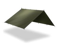 Qsvbeeqj Camping al aire libre Viajes Toldos Lona Impermeable Mochila Lona Alojamiento Lona de lluvia con cuerda y clavos molidos