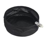 Qsvbeeqj Cesta de basura de pesca con mosca, herramienta de atado de moscas, bolsa de basura, revestimiento de nailon, bandeja de basura para encuadernación, tornillo de banco, soporte de bandeja
