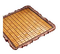 Qsvbeeqj Cojín de asiento de madera de refrigeración 45 cm 50 cm alfombrilla cuadrada para un fresco y cómodo para asientos de coche, sofás y oficinas, sillas de oficina en casa, paneles de asiento