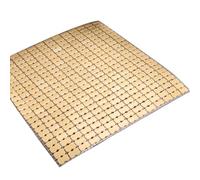 Qsvbeeqj Cojín de asiento de madera de refrigeración 45 cm 50 cm alfombrilla cuadrada para un fresco y cómodo para asientos de coche, sofás y oficinas, sillas de oficina en casa, paneles de asiento