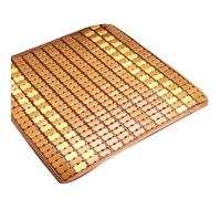 Qsvbeeqj Cojín de asiento de madera de refrigeración 45 cm 50 cm alfombrilla cuadrada para un fresco y cómodo para asientos de coche, sofás y oficinas, sillas de oficina en casa, paneles de asiento