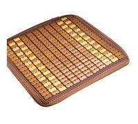 Qsvbeeqj Cojín de asiento de madera de refrigeración 45 cm 50 cm alfombrilla cuadrada para un fresco y cómodo para asientos de coche, sofás y oficinas, sillas de oficina en casa, paneles de asiento
