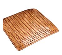 Qsvbeeqj Cojín de asiento de madera de refrigeración 45 cm 50 cm alfombrilla cuadrada para un fresco y cómodo para asientos de coche, sofás y oficinas, sillas de oficina en casa, paneles de asiento
