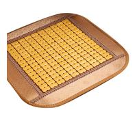Qsvbeeqj Cojín de asiento de madera de refrigeración 45 cm 50 cm alfombrilla cuadrada para un fresco y cómodo para asientos de coche, sofás y oficinas, sillas de oficina en casa, paneles de asiento